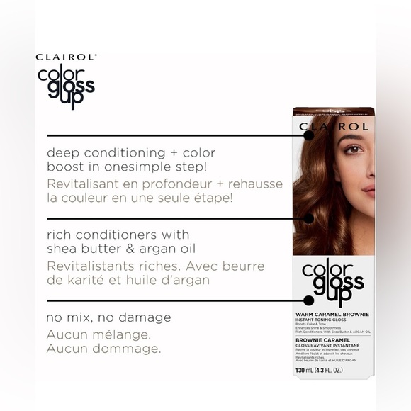 2xCount- Clairol colour gloss up instant toning gloss Play It Cool Blonde NIB - Picture 4 of 4